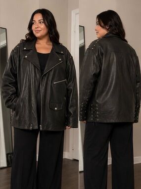 Himalaya Motor Bikerwear 100% Genuine Leather Motorcycle Jacket